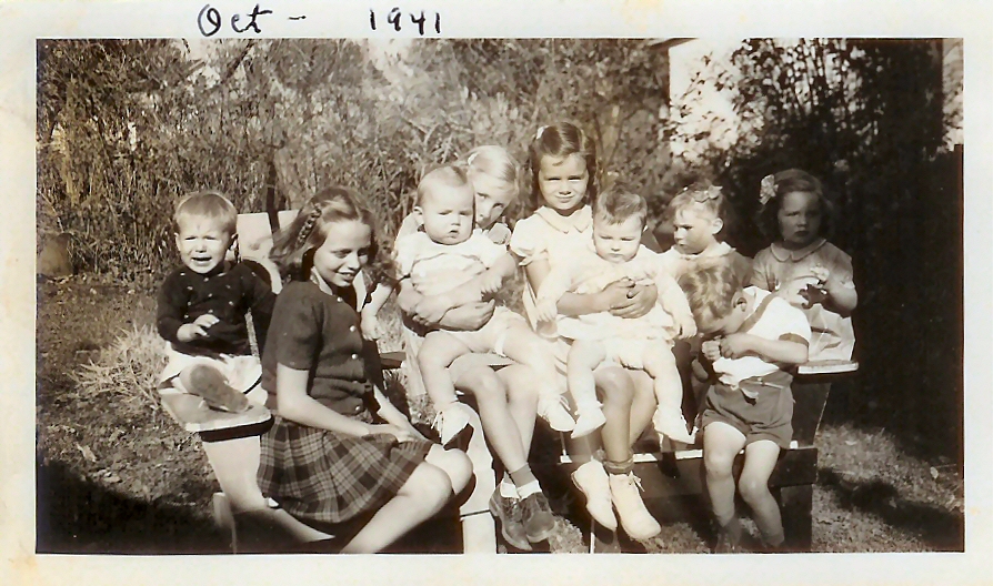 second generation cousins taken 1941 at Lawshe